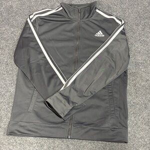 Adidas Men's Dark Gray Track Jacket